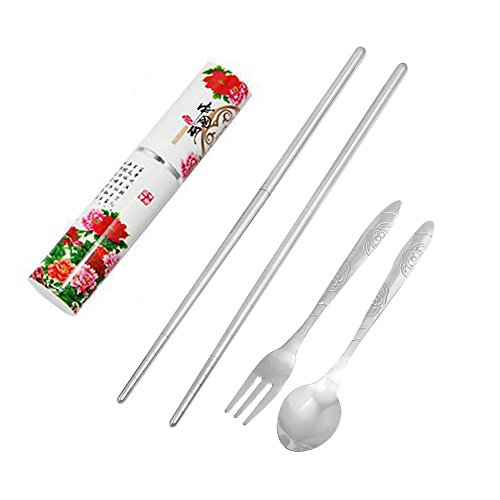 Shot -- en 3 Portable en acier inoxydable fourc...