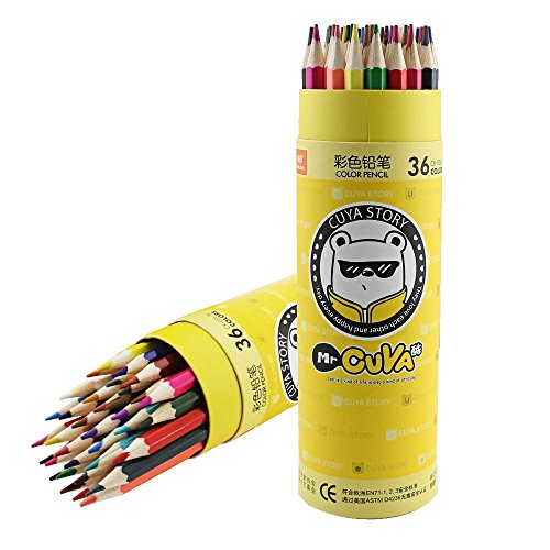 36 Crayons de Couleur avec Etui Boîte, Taotree ...