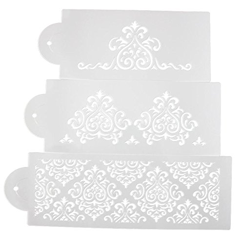 Shot 3 -- en fleurs en dentelle Fondant Gâteau ...