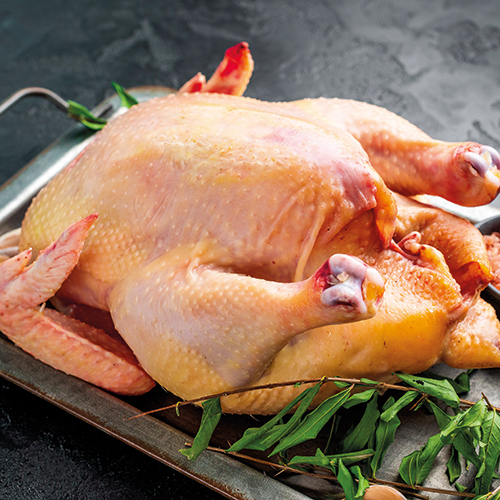 FERME D’EN PEYRUSSE POULET FERMIER PRÊT À CUIRE code EAN 6897859 