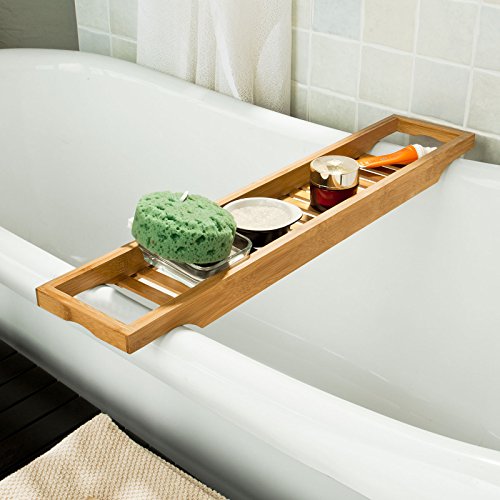 Frg18-n pont de baignoire en bambou, porte savo...