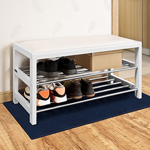 Fsr21-w banc de rangement à chaussures, meuble ...