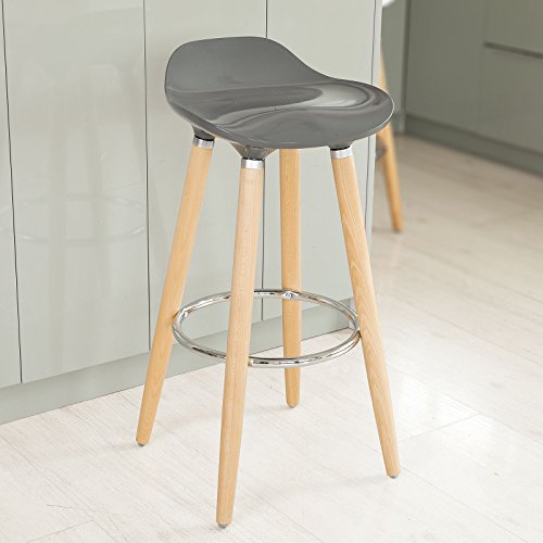 Fst34-hg tabouret de bar cuisine avec repose-pi...
