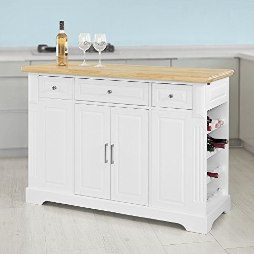 SoBuy® FKW42-W Chariot de Cuisine de Luxe Desse...