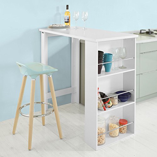 Fwt17-w table haute de bar mange-debout cuisine...