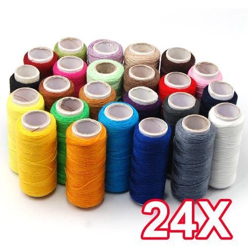 Tm) 24 ¡á fils š€ coudre/couture/en polyester/c...