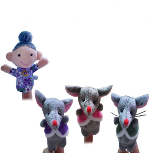 Store lot de 4 trois souris animaux doigt mario...