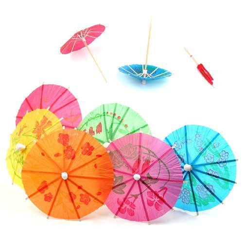 24 x accessoires dššcoratifs petits parapluies/...