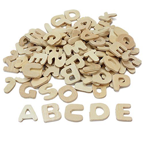 104pcs Lettres Alphabet d'Anglais en Bois Craft...