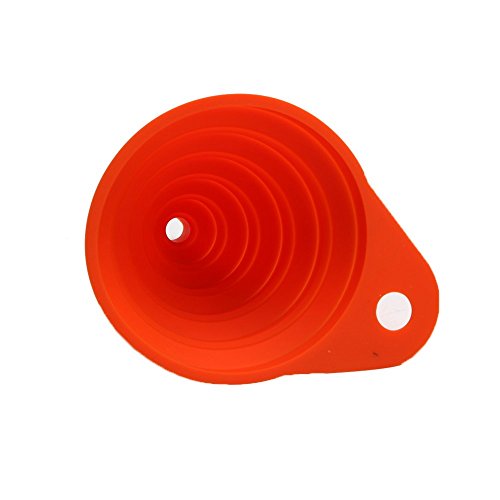 Entonnoir pliable portable silicone