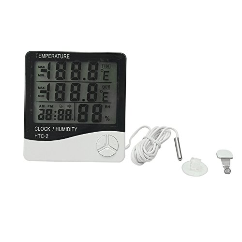 Digital Température Thermomètre Hygromètre Horl...