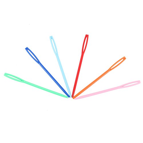 20pcs Multicolore Plastique Aiguilles à Tricote...