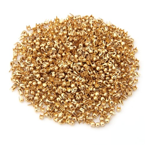 1000 2.5mm Clou Rivet Griffe en Cuivre d'Or Déc...