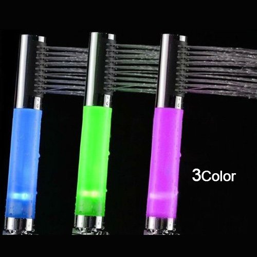 Douchette Douche Pommeau Lumineux LED 3 Couleur...