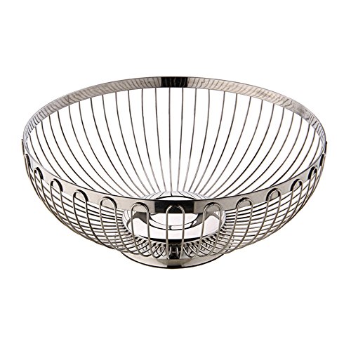 Bol à fruits à pain en acier inoxydable panier ...