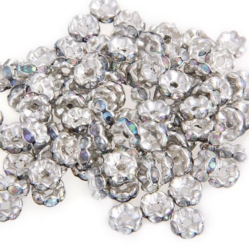 100 x rondelles perle spacer intercalaire 6mm c...