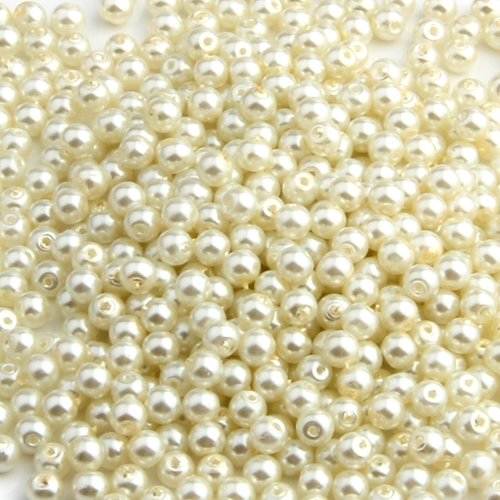 500x perles boules spacer en verre glass rond 4...