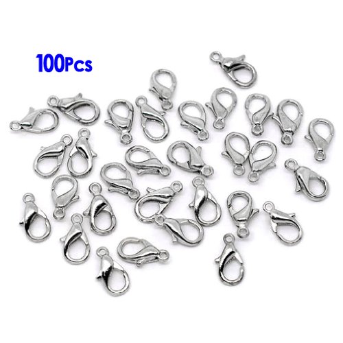 Ufener Lot de 100 fermetures carabines Argenté ...