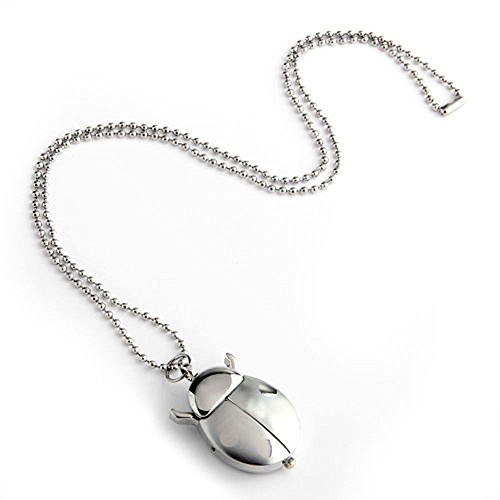 Coccinelle collier pendentif montre de poche fo...