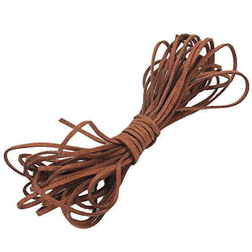 1 Rouleau Cordons Ficelle En Cuir Suédé Pr Coll...