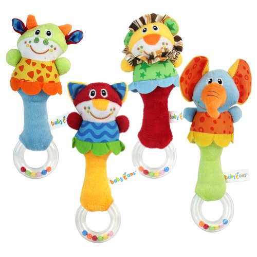 Mignon Animal Grelot Hochet Jouet Peluche Cloch...