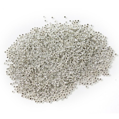 Pinzhi 2000X Perles à Ecraser Argenté 2mm Fabrication Bijouterie Alliage Belle Neuf code EAN 6915671970023 
