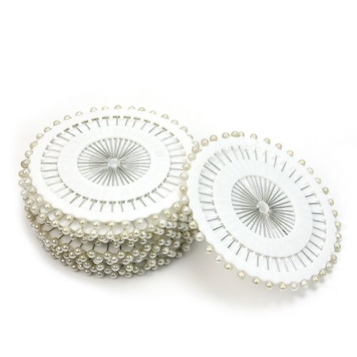 Lot De 480 36mm Blanc Épingle Tête Ronde Perle ...