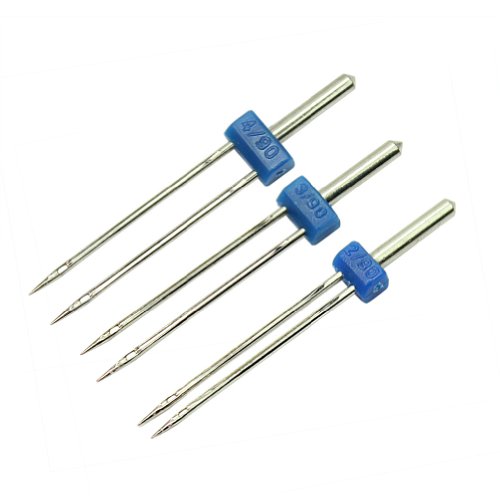 3 x Aiguille Double Jauge 1/2/3mm Acier Inoxyda...