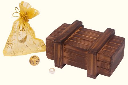 Boîte trésor en bois