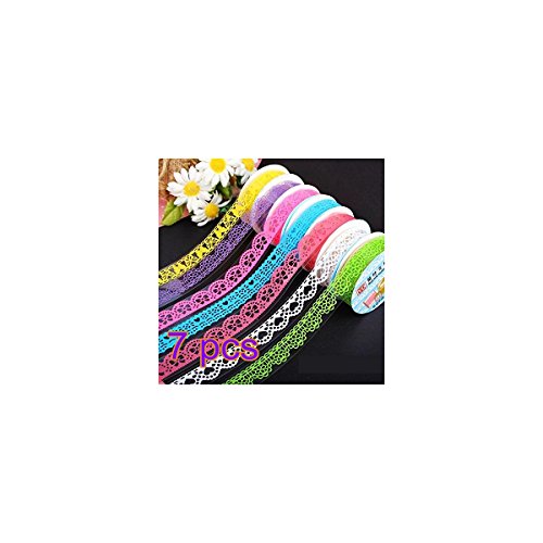 rainwww 7 Rouleau décoratif collant adhésif Cot...