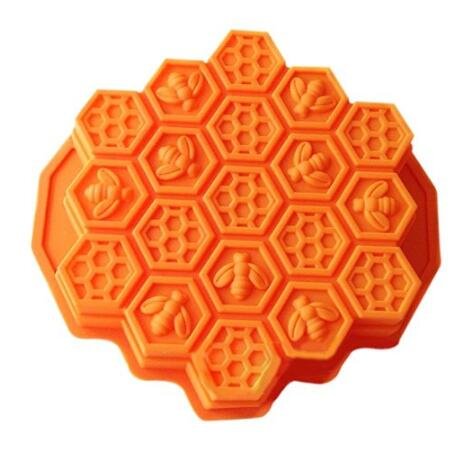 Flyyfree flyyfree gâteau Moules en nid d'abeille pour enfant 17-hole Moule à gâteau en silicone Moule 6921291308566 (6921291308566)
