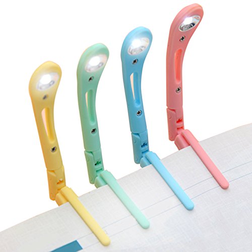 2 pc portable led mini table lampe clip sur lit...