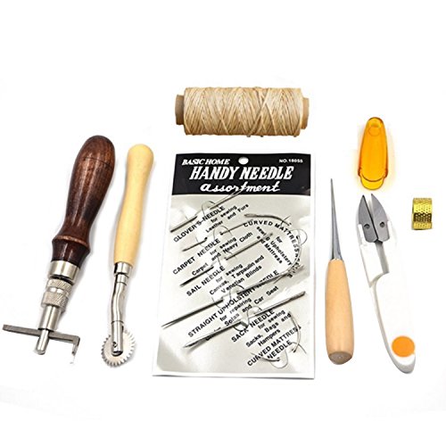 7 Pcs Bricolage Cuir Artisanat Main Kit D'outil...