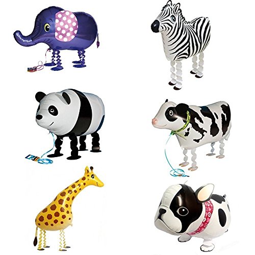 Set de 6 ballons d'animaux pour décoration des ...