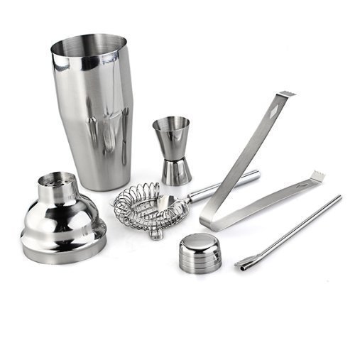5pcs shakers à cocktail en acier inoxydable pou...