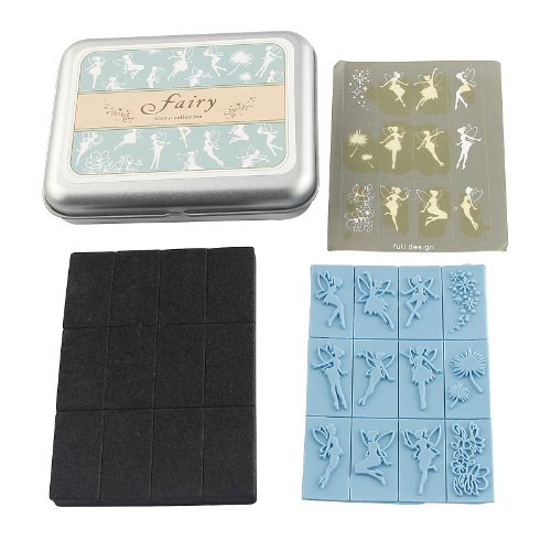 12pcs Sceau Cachet Artisanat Motif Fée Fantasie...