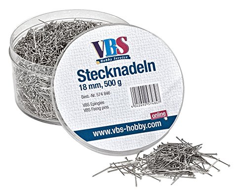 Epingles à tête, 18 mm, 500 g