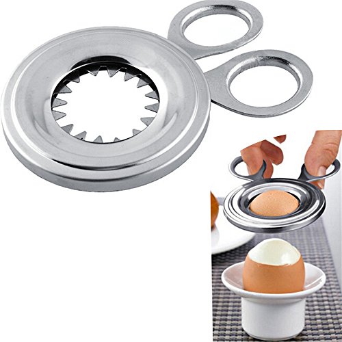 Asiv Acier Inoxydable Cuisine Gadget Oeuf Topper Cutter Clipper pour Oeuf dur et Mou 6923380007480 (6923380007480)