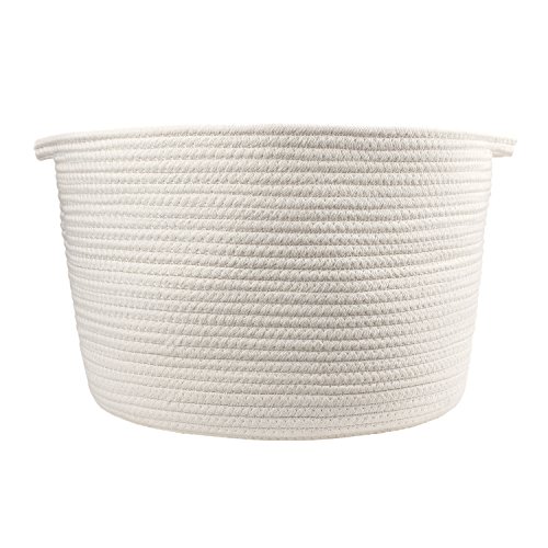 Cotton rope paniers de rangement avec poignées ...