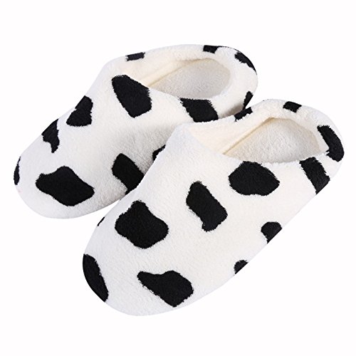 Unisexe hiver doux chaud antidérapants chausson...