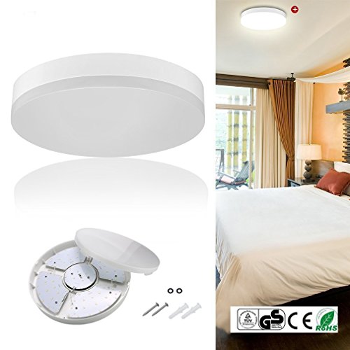 Led plafonnier ip44 18w 1200lm - 96*smd 2016 leds résistant à l'humidité, résistant à la corrosion lumières puissance- en blanc nature (4000-4500k) ac100-240v 6924608287097 AETHLUX