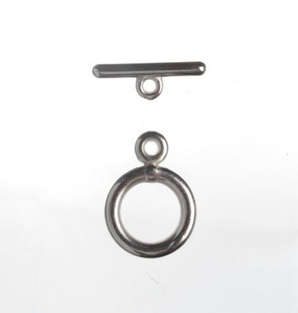 mendy En forme de petit Cercle - 50 Sets Fermoirs Toggle Connecteur DIY accessoires Plaqué argent 6927082484013 (6927082484013)