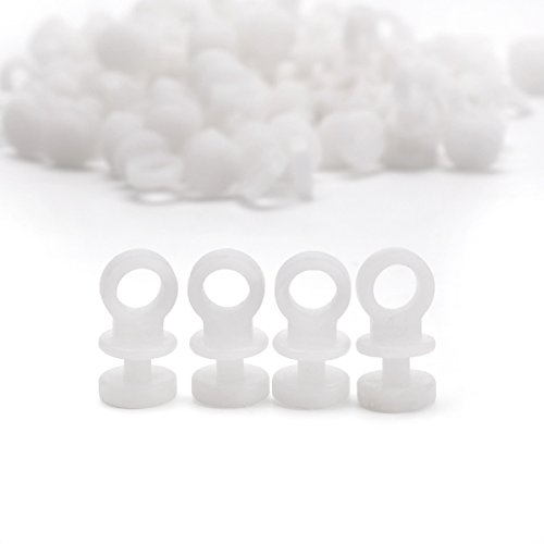50x crochet de rail anneau de rideau 18 x 9 mm ...