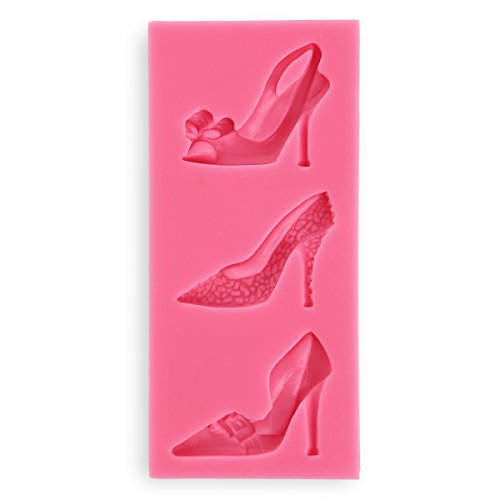 moule silicone Chaussures à talon haut pour pât...