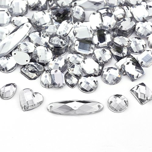 100x strass facette mercerie scrapbooking perle...