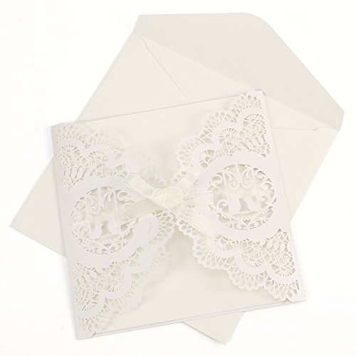 10x invitation mariage dentenlle cage à oiseau ...