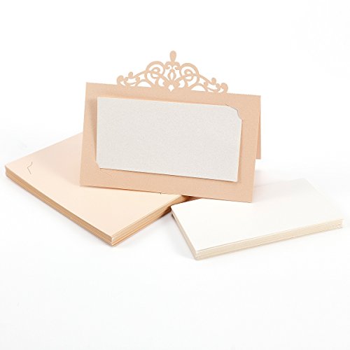 25x carte de siège porte-nom marque-place couro...