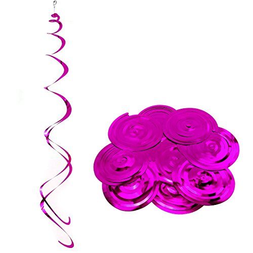 12x Serpentin Suspension Guirlande Double Spira...