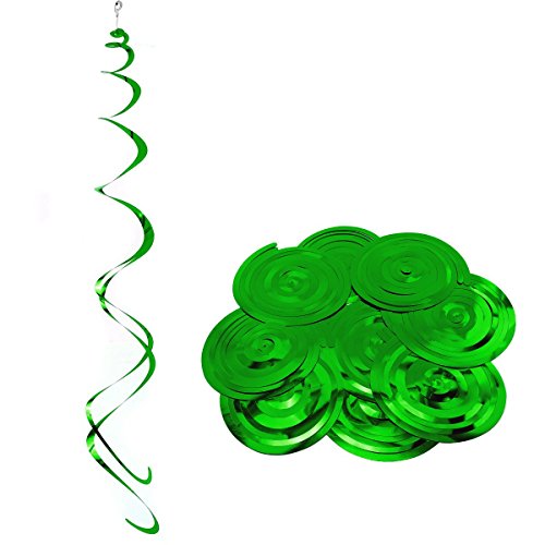 12x Serpentin Suspension Guirlande Double Spira...