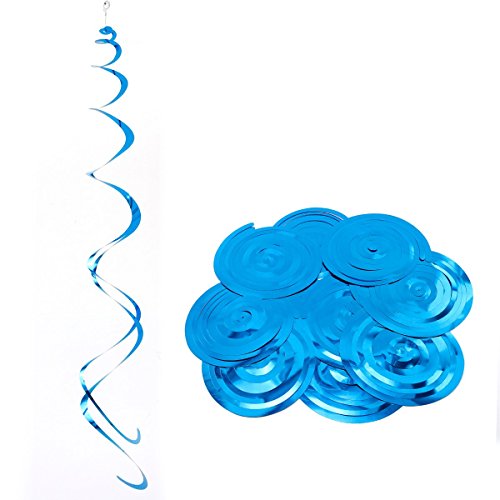 12x Serpentin Suspension Guirlande Double Spira...